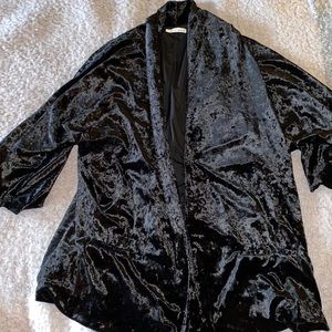 Black Velvet Cardigan